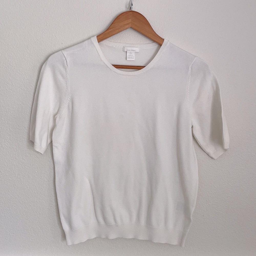 H&M fine knit cream sweater size large